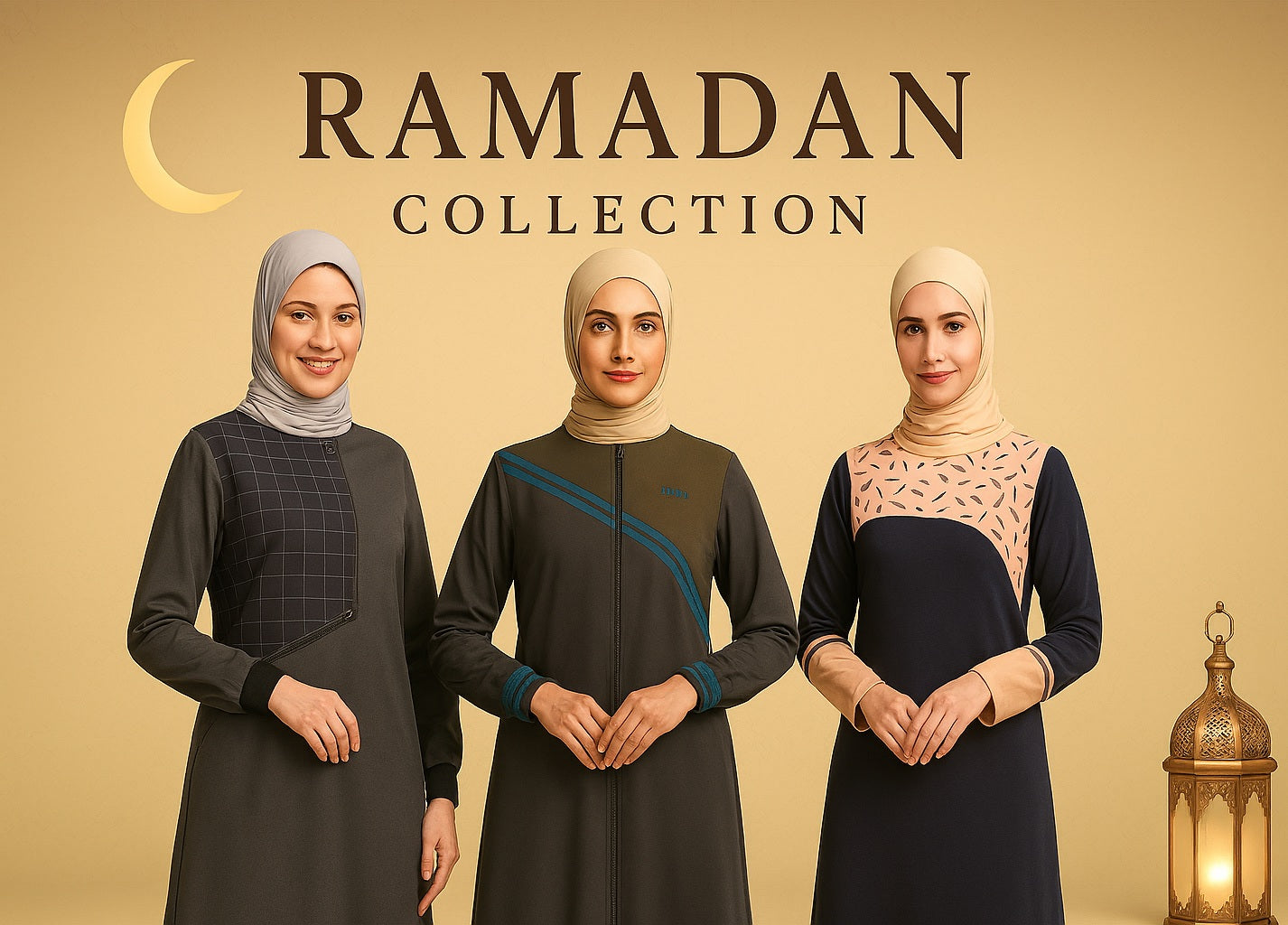 Ramadan – Spring 2026 Collection Preview our latest collection, blending modern comfort with elegant Islamic fashion. Launching mid-February 2026, this line features versatile abayas and modest wear perfect for Ramadan and the spring season.
